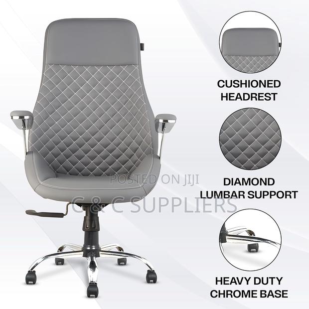 Executive Leather Office Seat - thumbnail 10