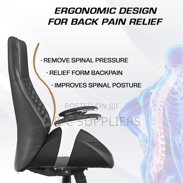 Executive Leather Office Seat - thumbnail 12