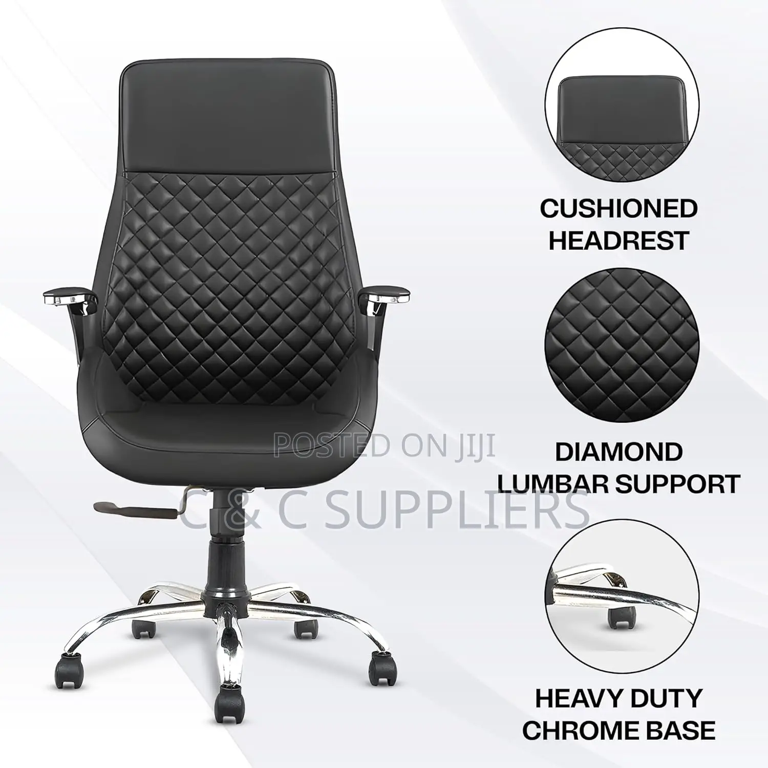 Executive Leather Office Seat