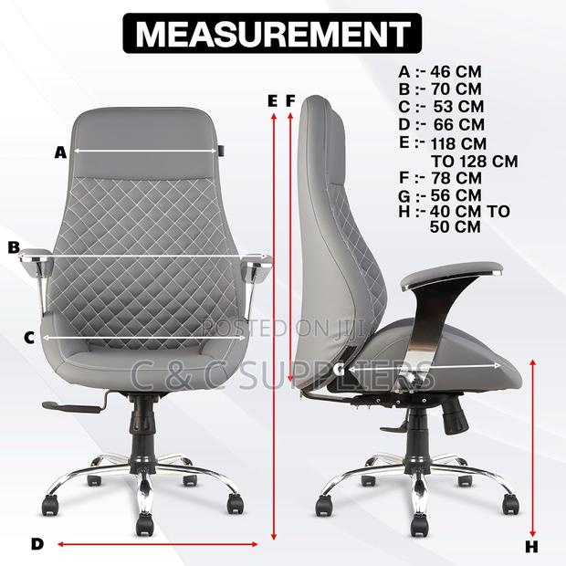 Executive Leather Office Seat - thumbnail 15