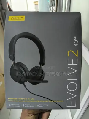 This Is a Jabra Evolve2 40 Se Wired Headset.