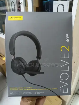 This Is a Jabra Evolve2 40 Se Wired Headset.
