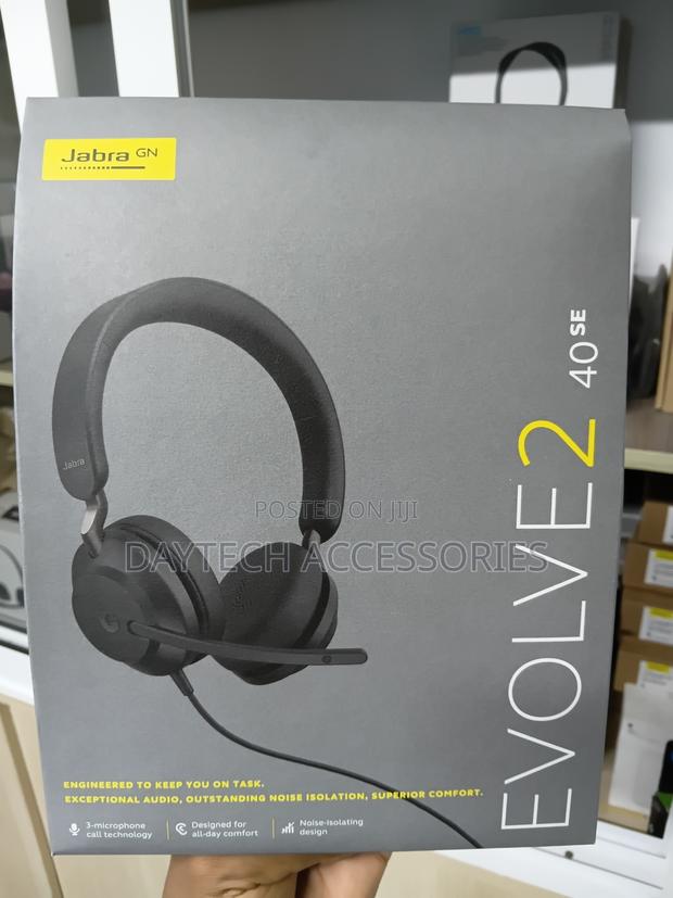 Jabra Evolve2 40 Se Stereo Wired on-Ear Headset