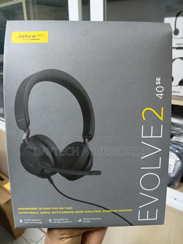 Jabra Evolve2 40 Se Stereo Wired on-Ear Headset - thumbnail 2