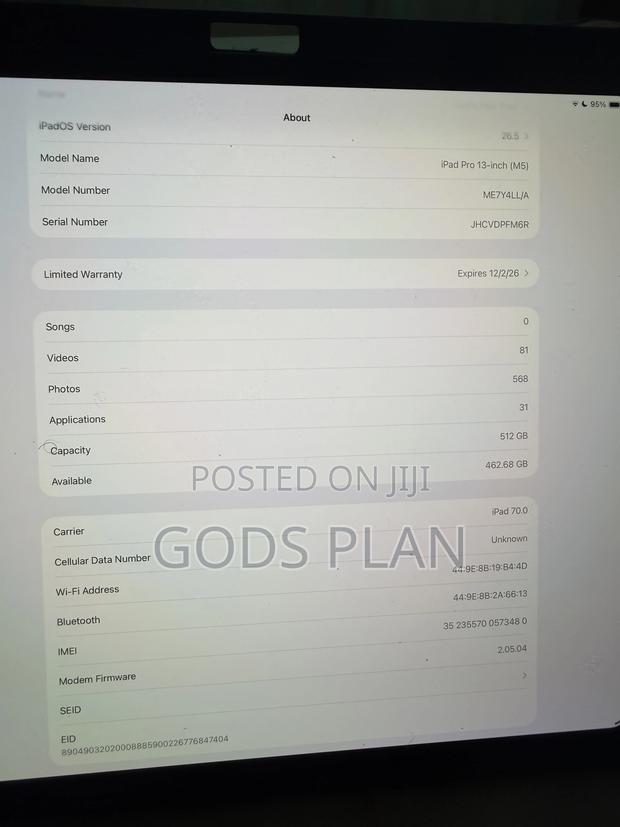 Apple iPad Pro 13 (2025) 512 GB Gray - thumbnail 4