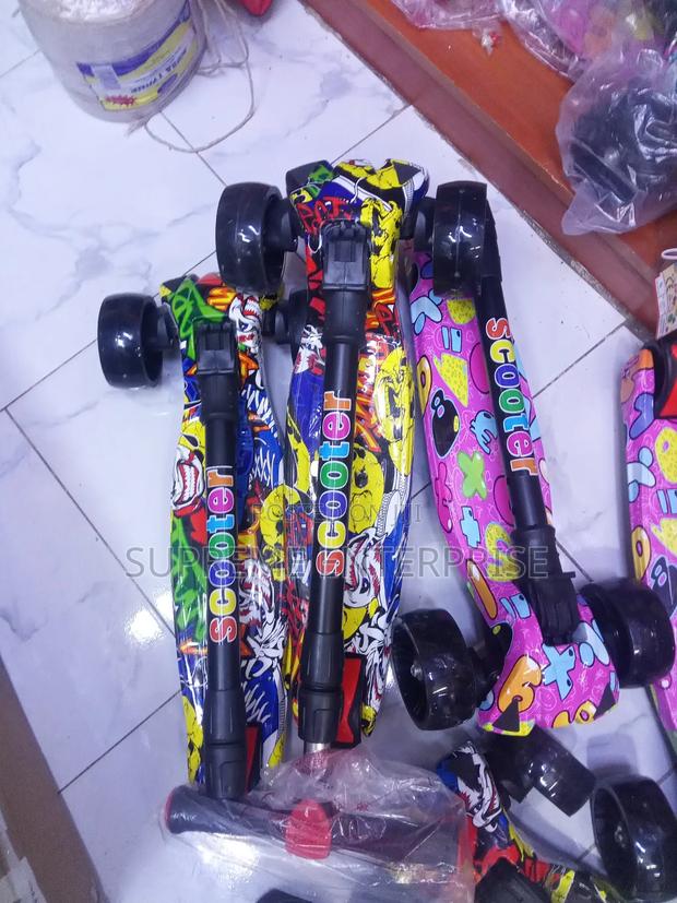 Graffiti Scooter With Led Lights