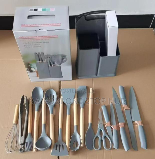 19pcs Silicon Spoon Set