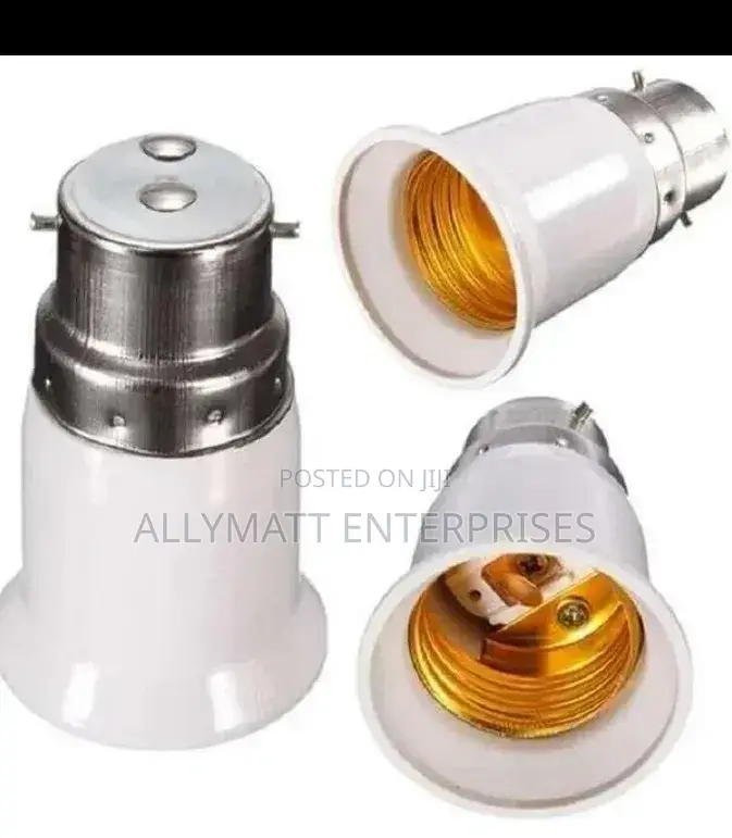 B22 To E27 Lamp Holder Adapter