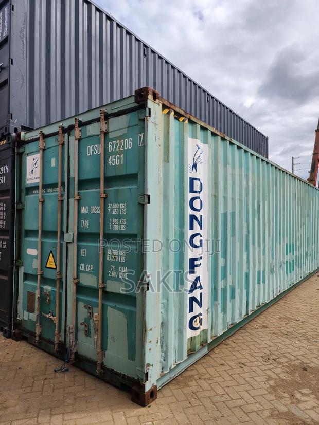 High Value 40ft High Cube Containers Ideal for Cargo Storage/Logistics