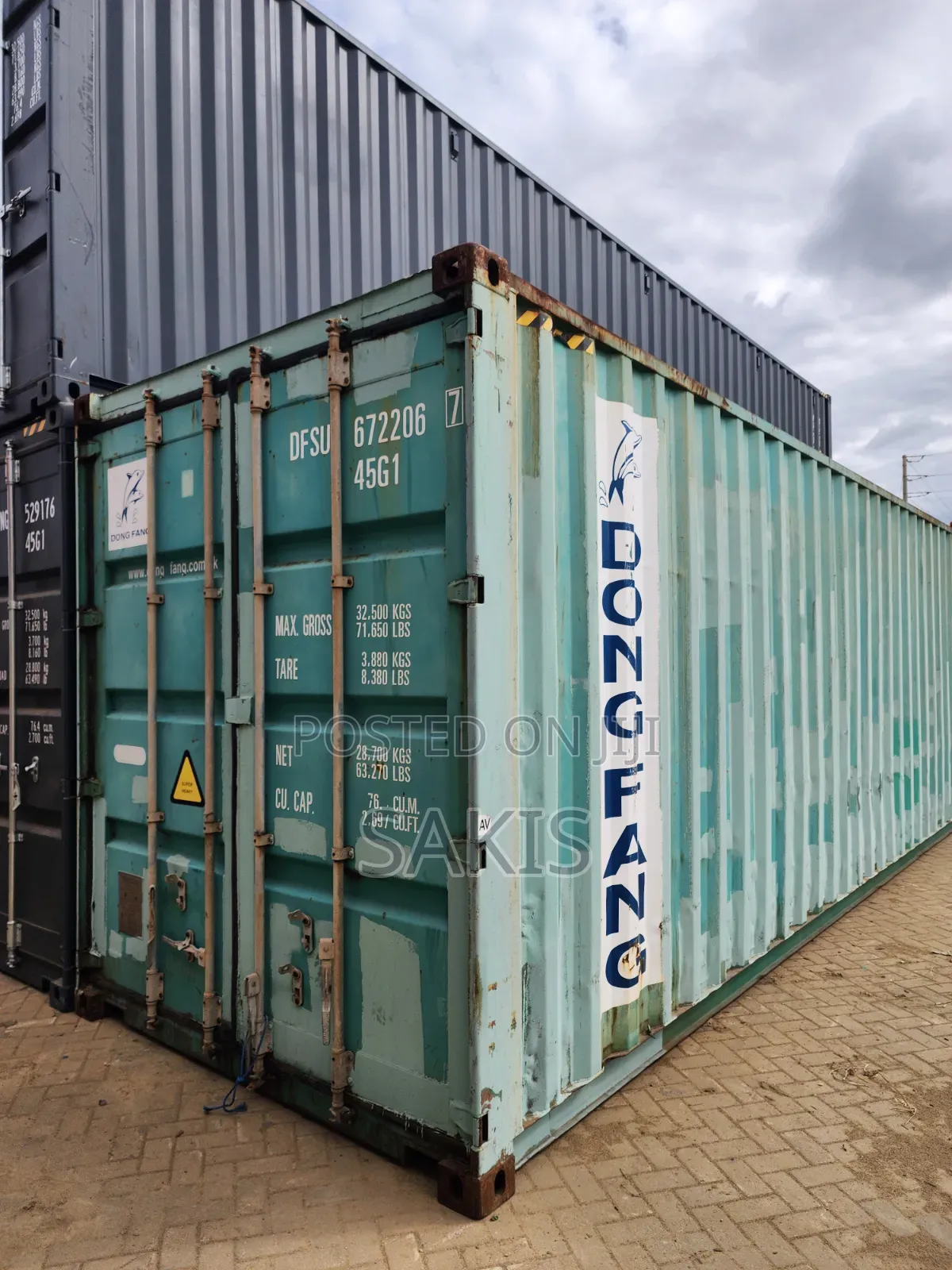 High Value 40ft High Cube Containers Ideal for Cargo Storage/Logistics