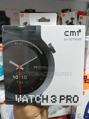 This Is a CMF by Nothing Watch Pro in the Dark Grey Color Option.