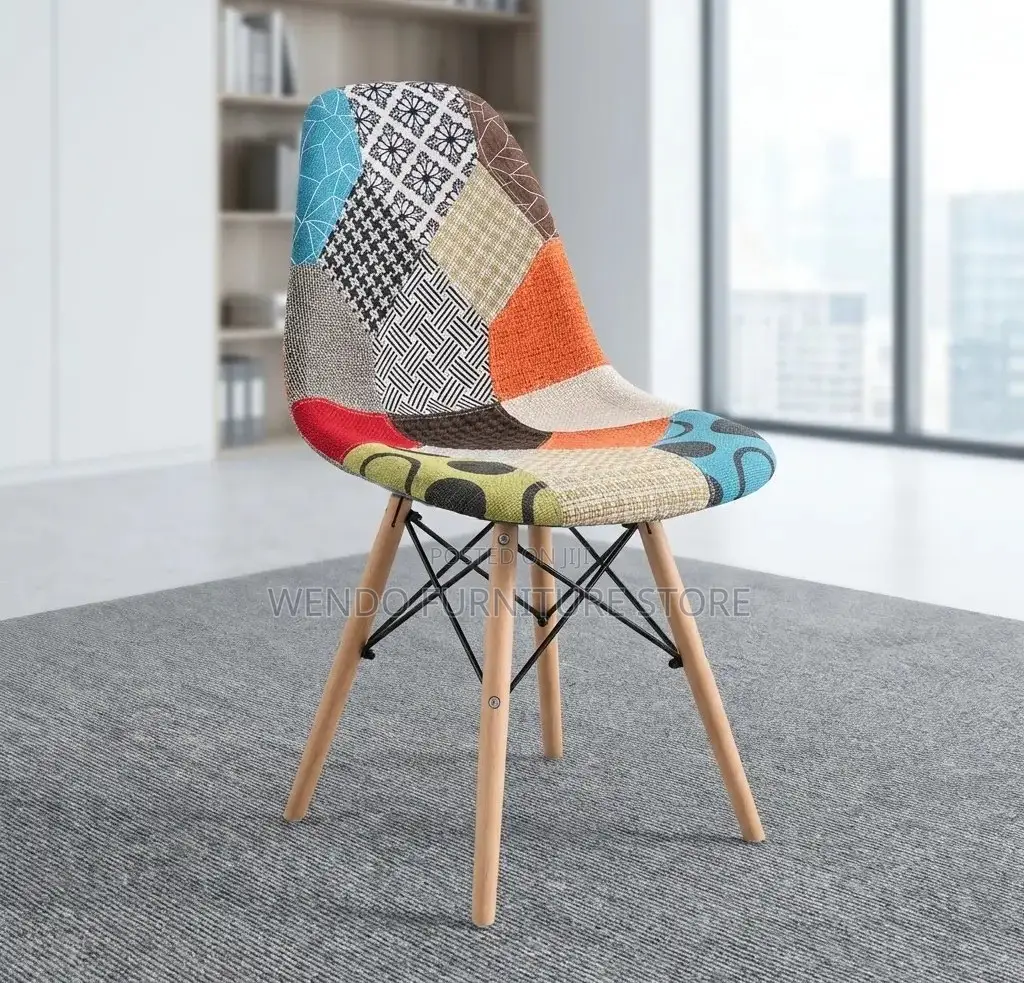 Dining Chairs; Durable Multicolored Eames Dining Chairs