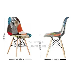 Dining Chairs; Durable Multicolored Eames Dining Chairs
