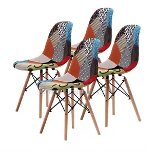 Dining Chairs; Durable Multicolored Eames Dining Chairs