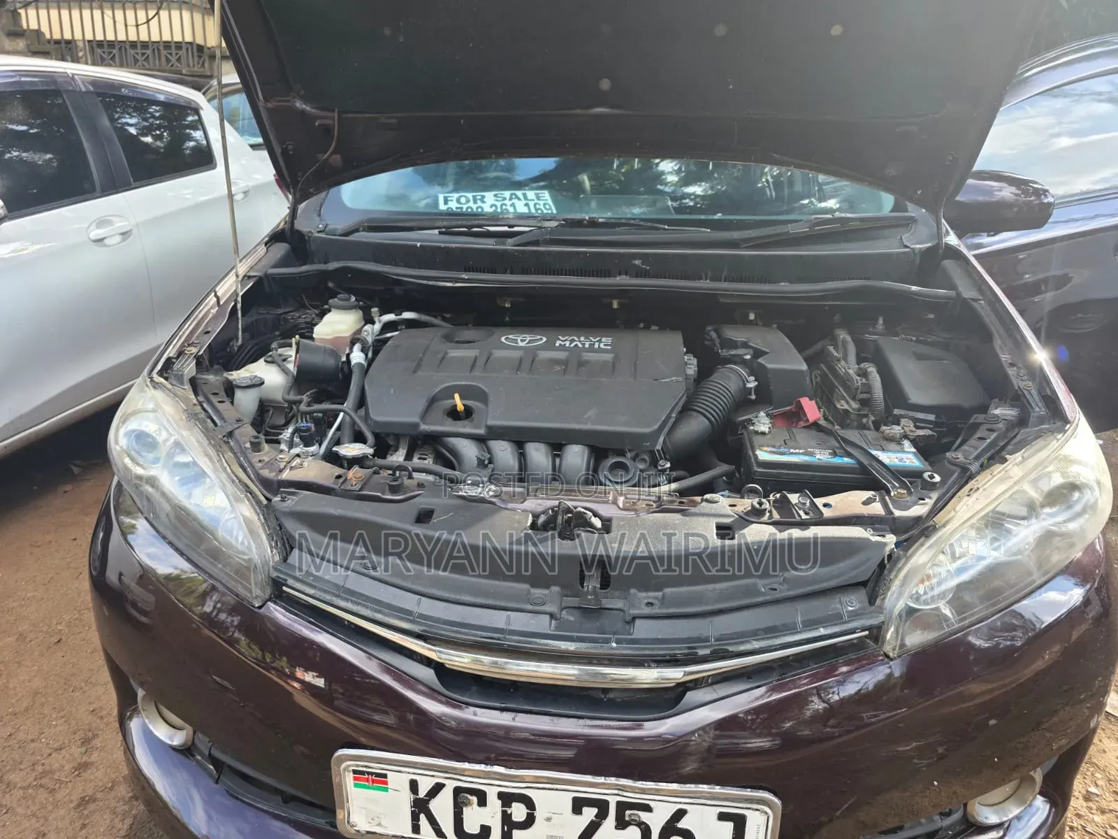 Toyota Wish 2010 Burgundy