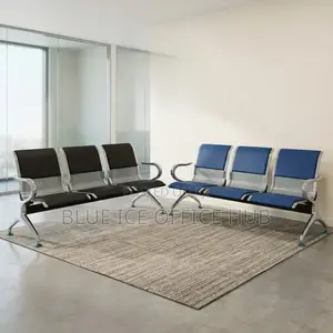 Office 3 Seater Reception Bench Waiting Chair