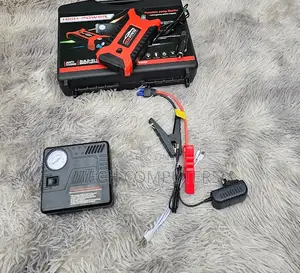Car Jump Starter and Air Compressor Emergency Power Bank Device