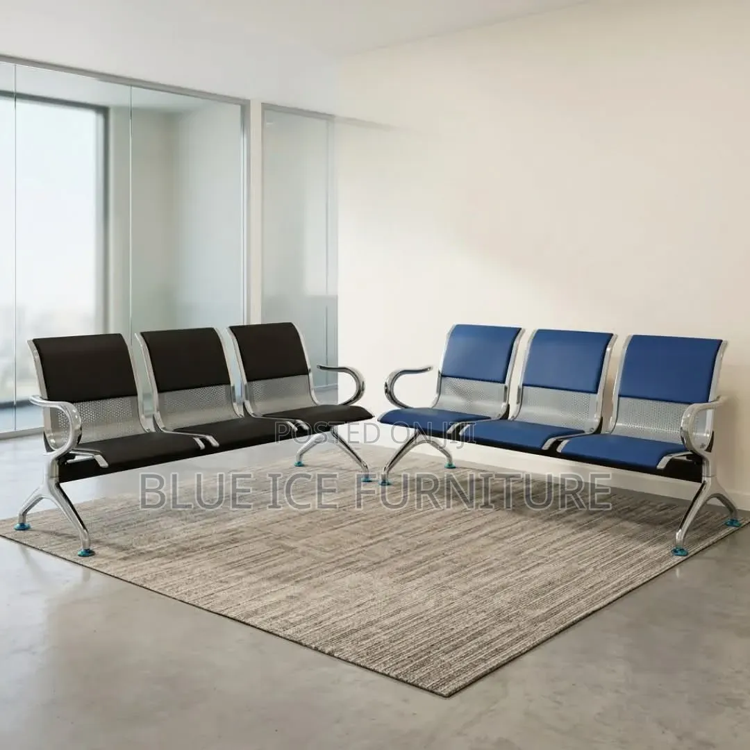 Office 3 Seater Reception Bench Waiting Chair
