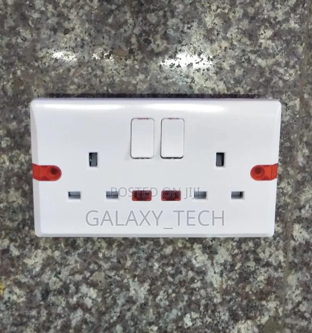 Uk 3-Pin Double Sockets - main view