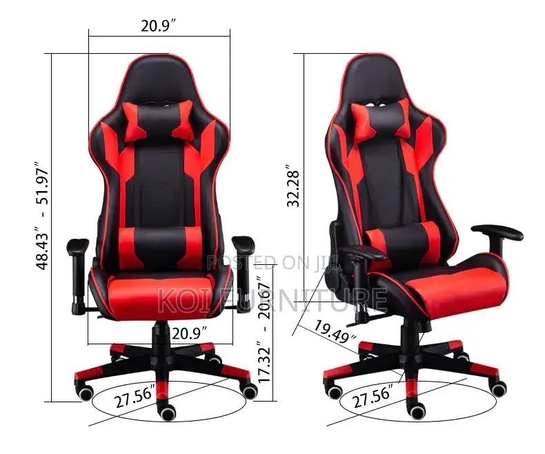Office Chairs; Fabric Reclining Gaming Studio Chairs