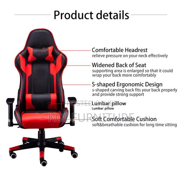 Office Chairs; Fabric Reclining Gaming Studio Chairs - thumbnail 9