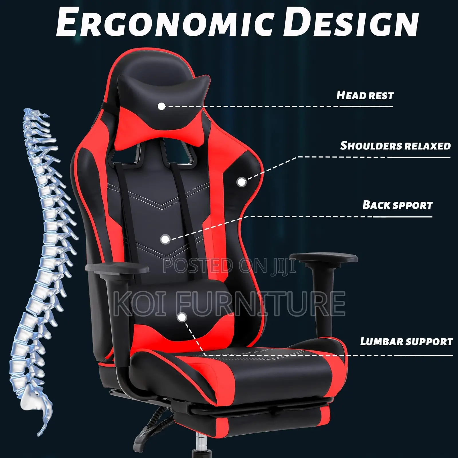 Office Chairs; Fabric Reclining Gaming Studio Chairs