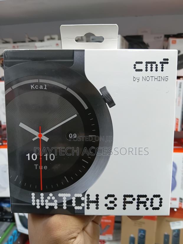 This Is a CMF by Nothing Watch 3 Pro Smartwatch in Dark Grey.