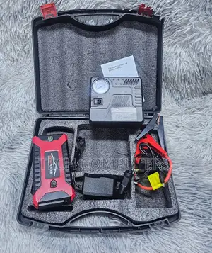 Car Jump Starter With Emergency Tool Air Pump Led Light