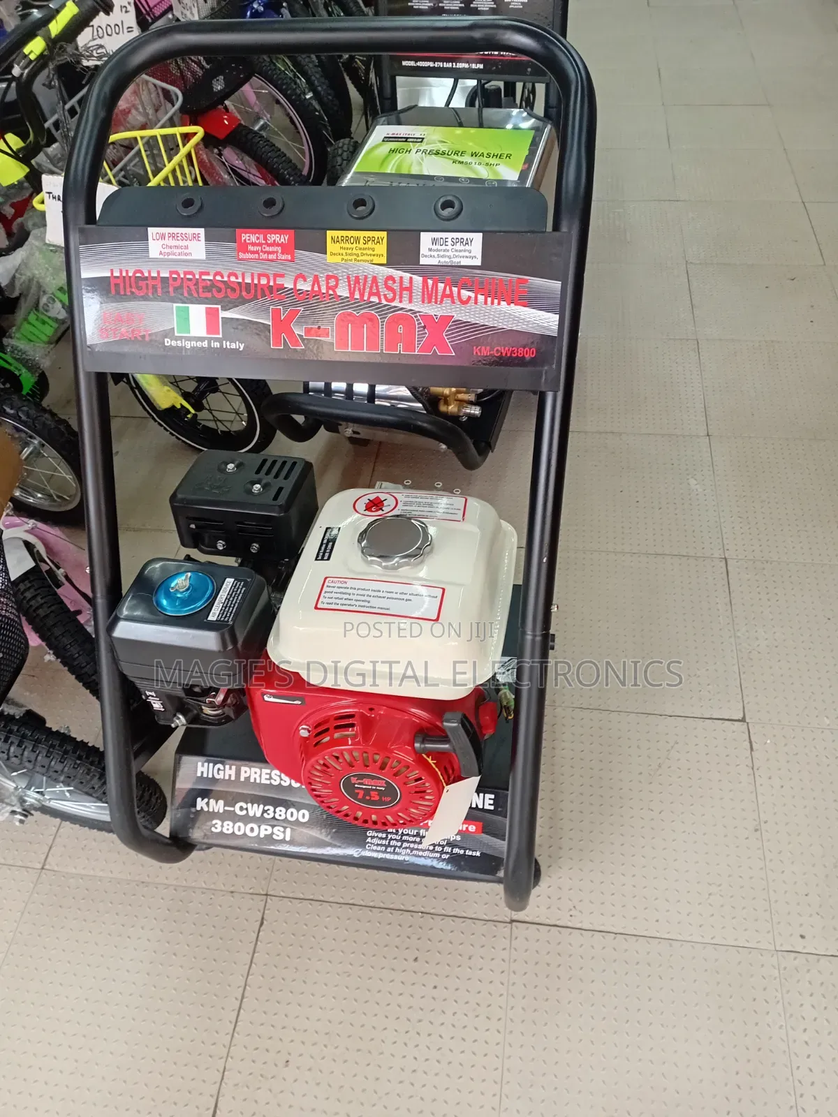 Bset Quality Kmax 3800psi Petrol Pressure Washer