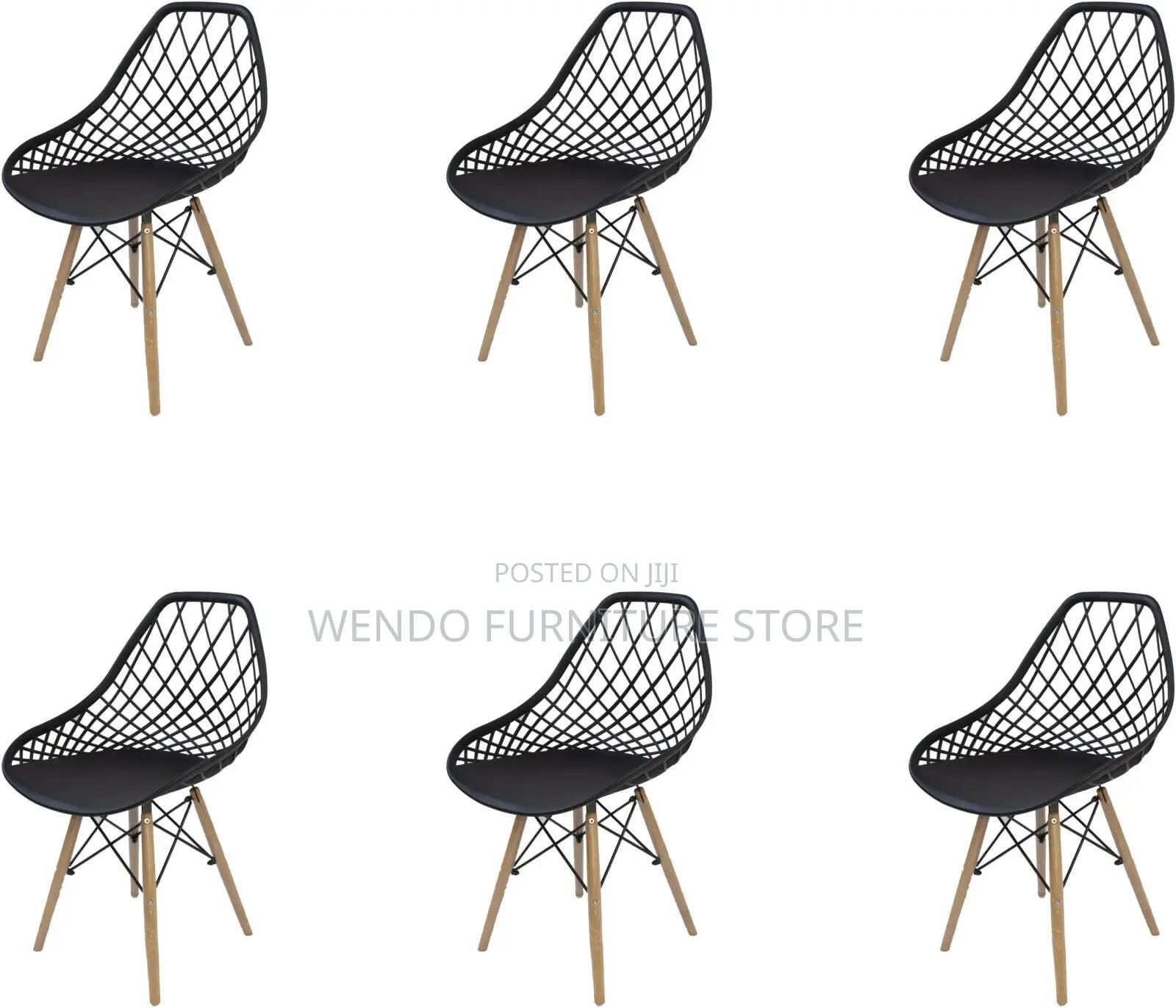 Home Chairs; Plastic Crafted Modern Dining Chairs