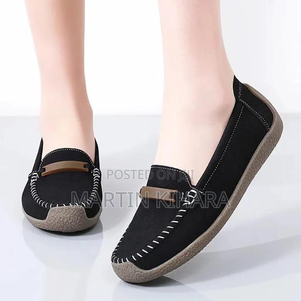 Ladies Suede Loafers - thumbnail 3