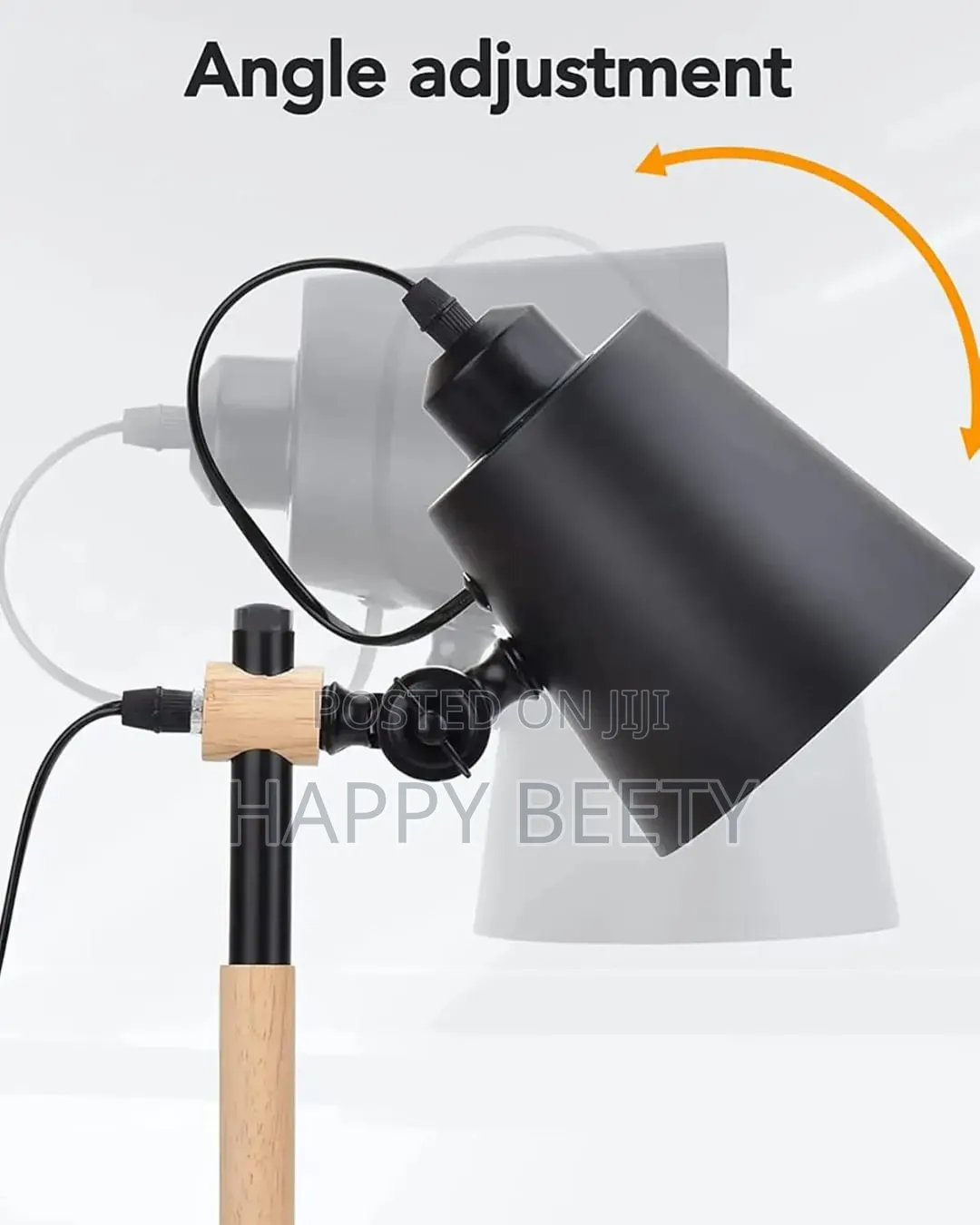 Partiam_modren Nordic Wood and Metal Desk Lamp
