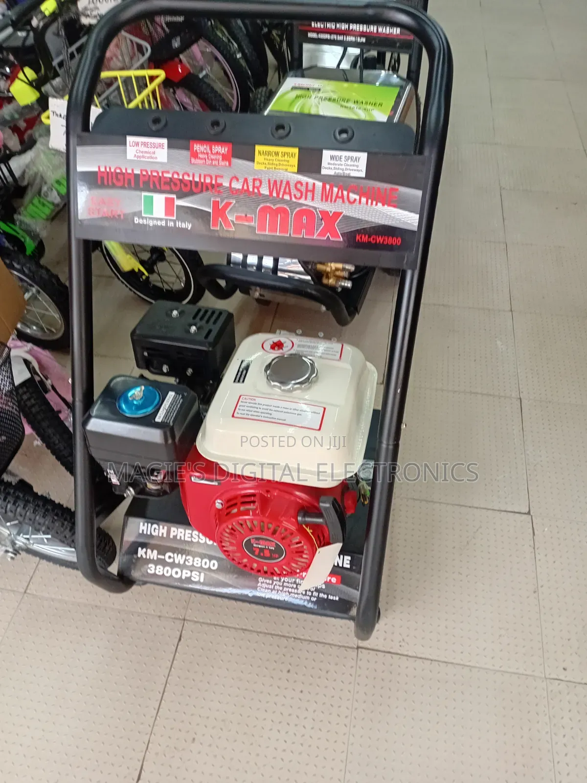 Well Performing 3800psi Kmax Petrol Pressure Washer
