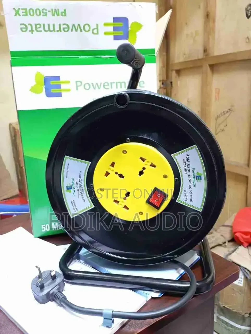 Powermate 50m Extension Cord Reel (Pm-500ex)