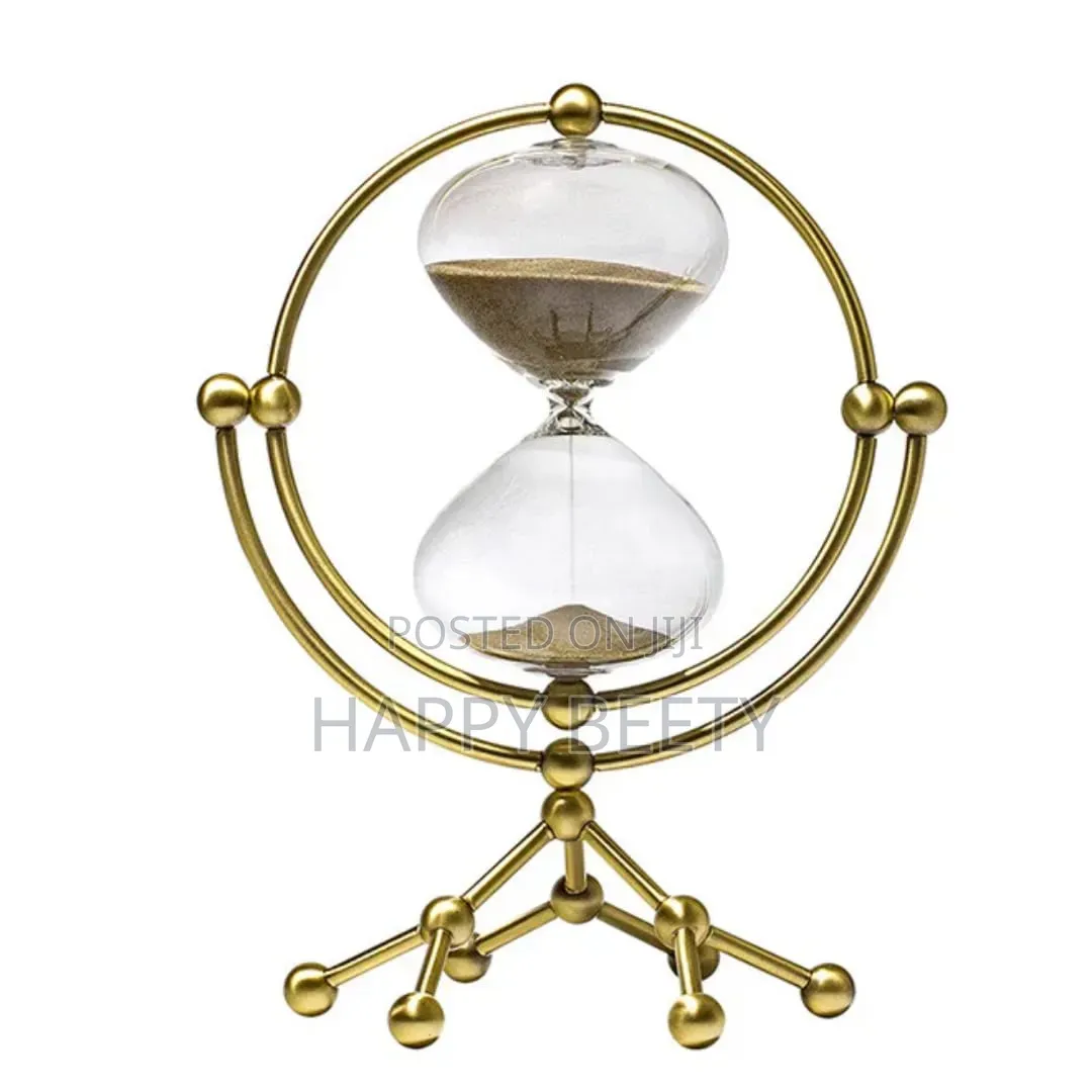 Elegant Metal Frame 30mins Timer Hourglass