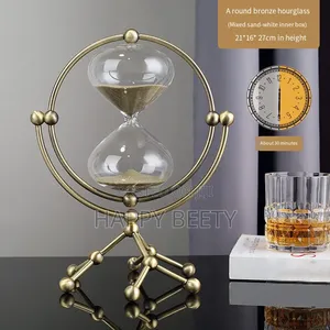 Elegant Metal Frame 30mins Timer Hourglass