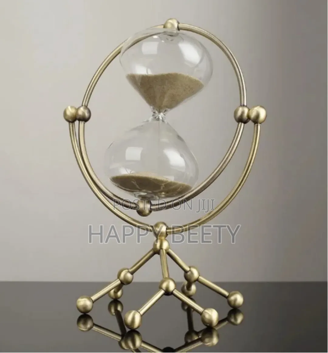 Elegant Metal Frame 30mins Timer Hourglass