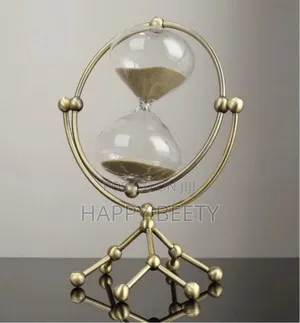 Elegant Metal Frame 30mins Timer Hourglass