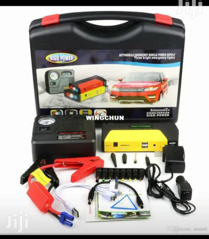New Car Jump-Starter Kit With Air Compressor, Free Delivery Within Nrb