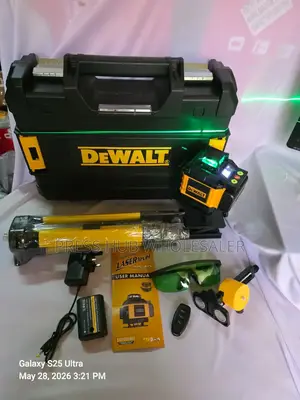 Dewalt 16-Line 360-Degree Green Beam Laser Level Kit.