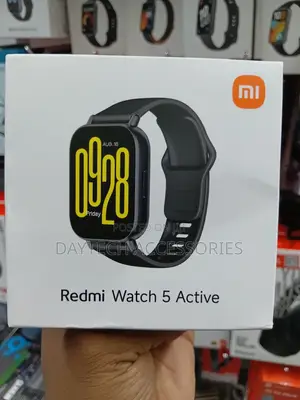 This Is a Xiaomi Redmi Watch 5 Active Smartwatch in Black.
