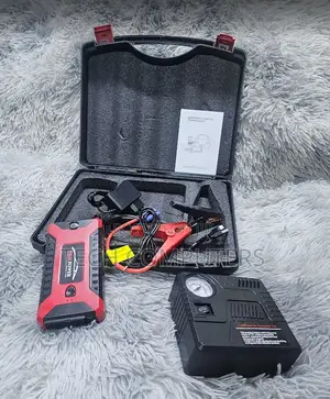Car Jump Starter Portable Car Jump Starter Kit With Tyre Inflator