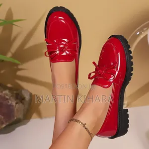 Ladies Wetlook Brogues (Size 36-43)