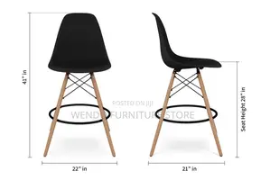 Home Chairs; Plastic Home Eames Counter Reception Barstools
