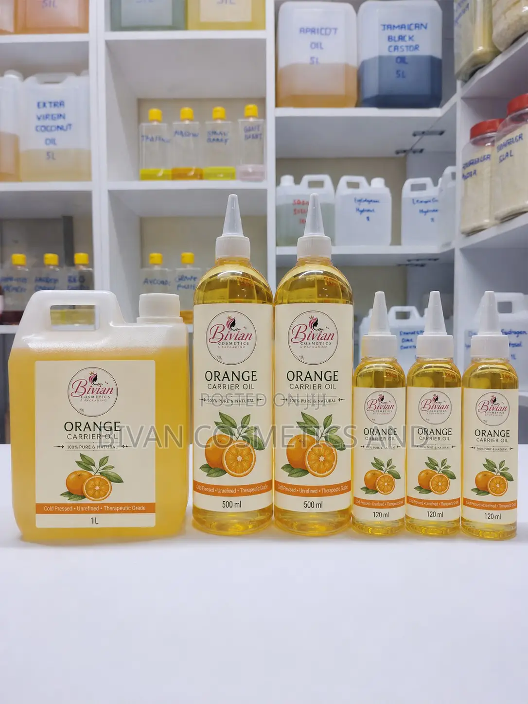 Orange Carrier Oil 100% Pure