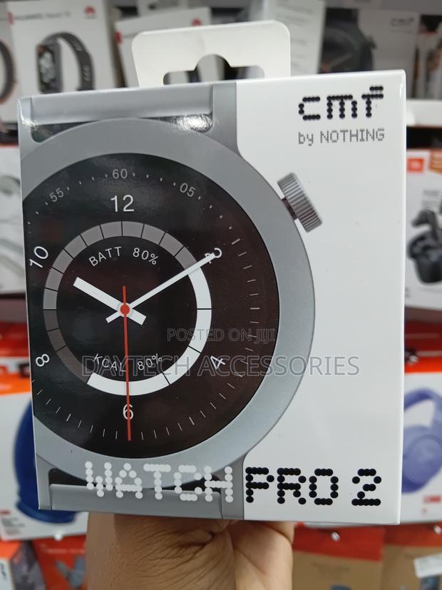 This Is a CMF by Nothing Watch Pro 2 Smartwatch in a Silver Finish. - thumbnail 2