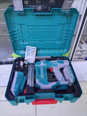 Total 20v Lithium-Ion Cordless Brad Nailer and Staple Gun Kit