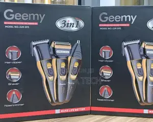 Geemy 3in1 Rechargeable Shaver and Trimmer Set.