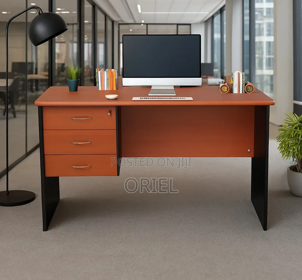 Office Desk : 1.4m Imported Executive Office Desk With 3-Drawers