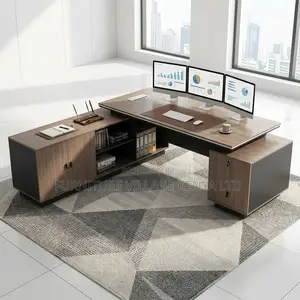 240cm L-Shaped Directors Table.